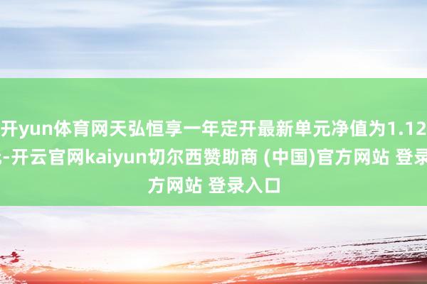 开yun体育网天弘恒享一年定开最新单元净值为1.1298元-开云官网kaiyun切尔西赞助商 (中国)官方网站 登录入口