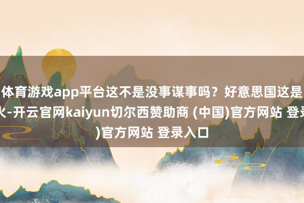 体育游戏app平台这不是没事谋事吗？好意思国这是在玩火-开云官网kaiyun切尔西赞助商 (中国)官方网站 登录入口